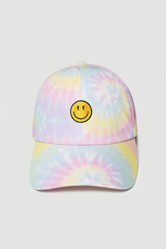 Good Vibes Sunshine Yellow Tie Dye Cap for Sale by PrettyPixel0