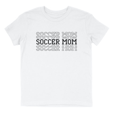 SOCCER MOM STACKED T-SHIRT